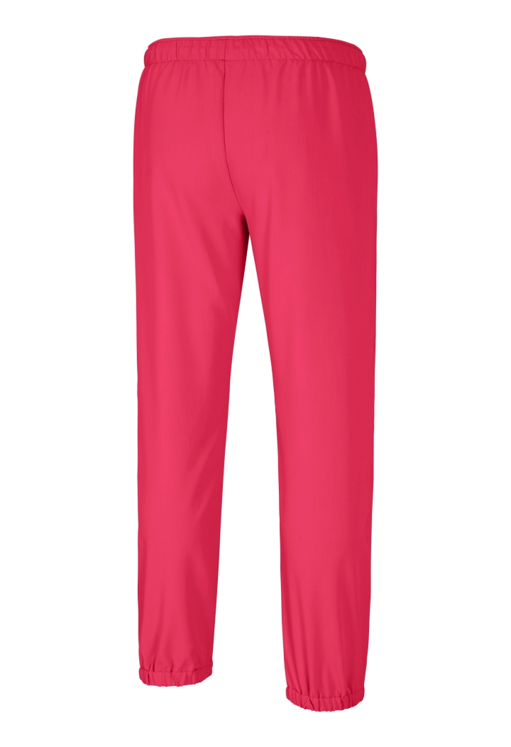 Spodnie damskie - joggery - Base - amarantowe