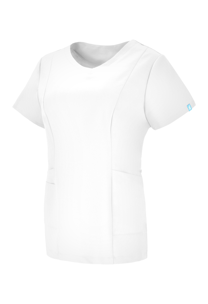 Bluza damska - Pure - scrub medyczny - biały