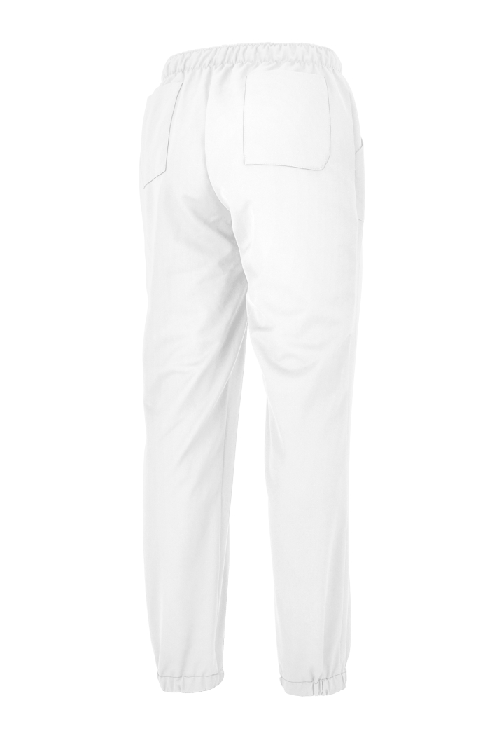Spodnie damskie - joggery - Chase - białe