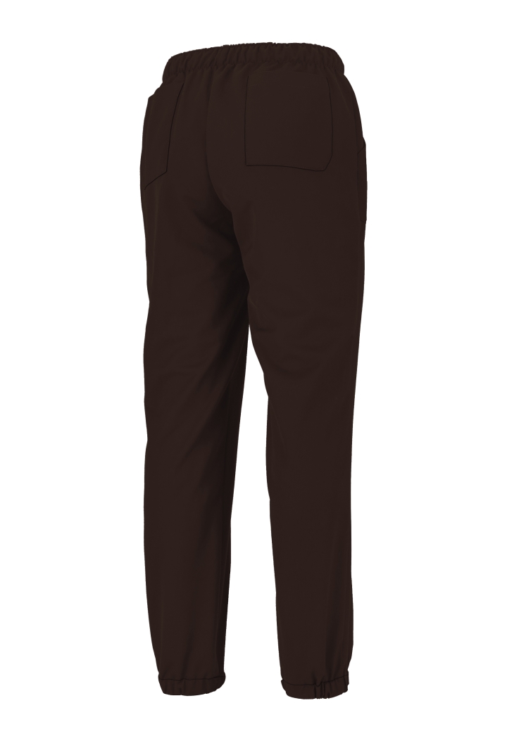 Spodnie damskie - joggery - Chase - czekoladowe