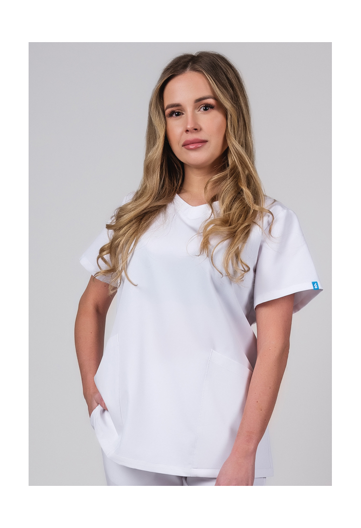 Bluza damska Base w kolorze białym