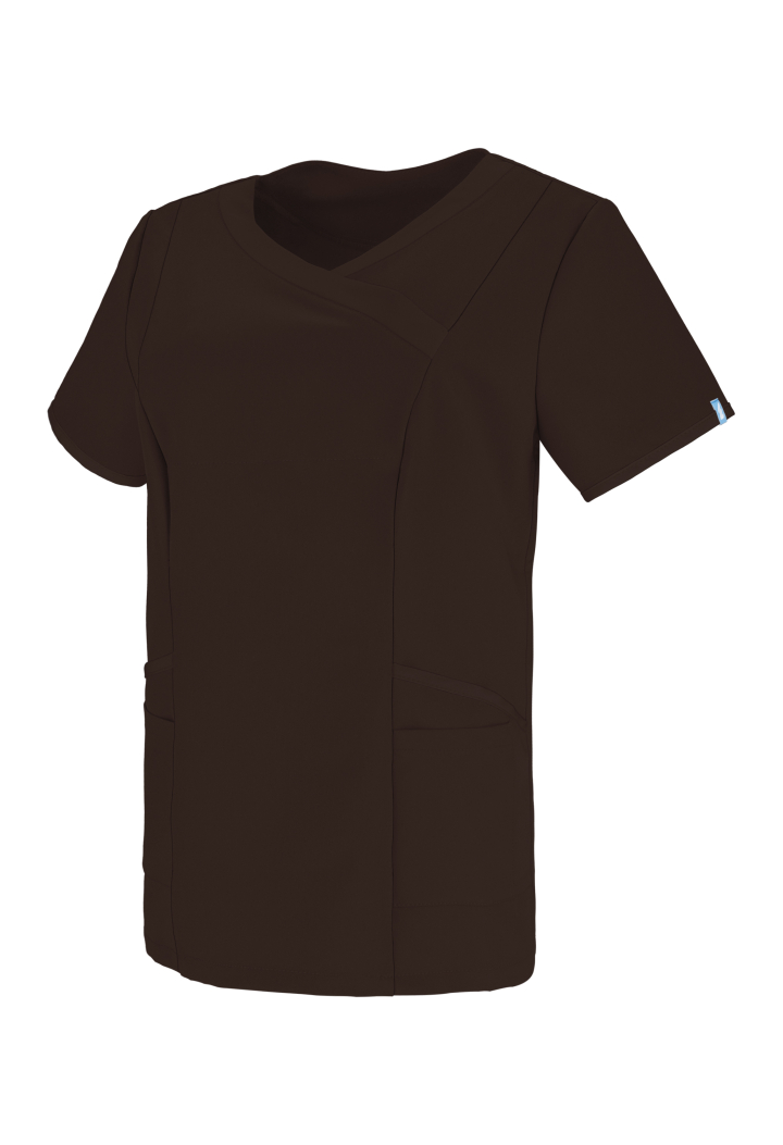 Bluza damska - Dynamic - scrub medyczny - czekoladowy