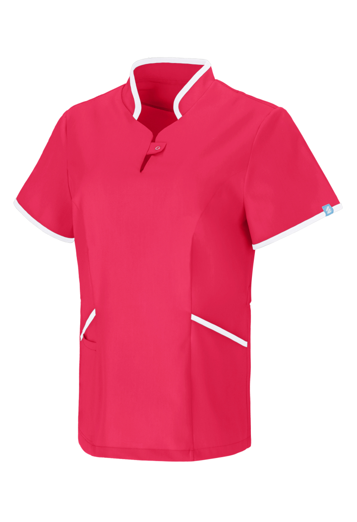 Bluza damska - Classic - scrub medyczny - amarantowy