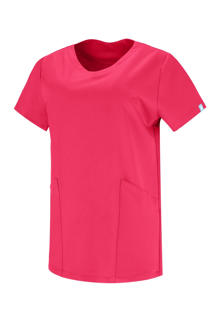 Bluza damska - Base - scrub medyczny - amarantowy