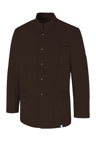 Marynarka męska - Classic - fartuch medyczny - czekoladowy