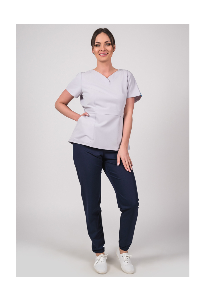 Bluza damska - Chase - scrub medyczny - szary
