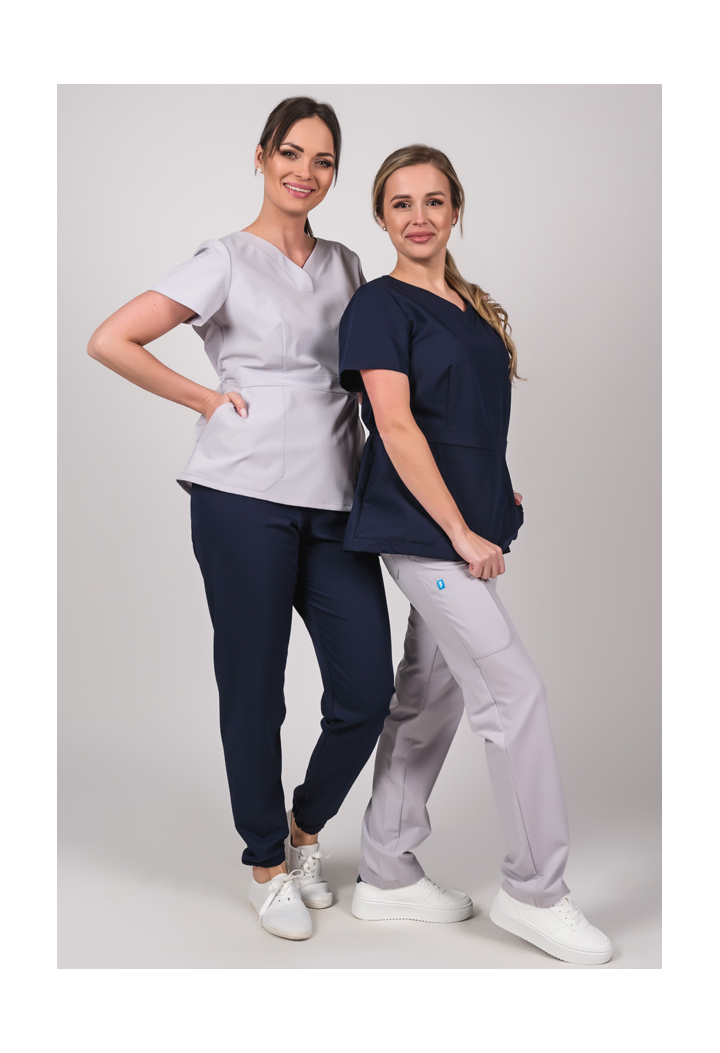 Bluza damska - Chase - scrub medyczny - szary
